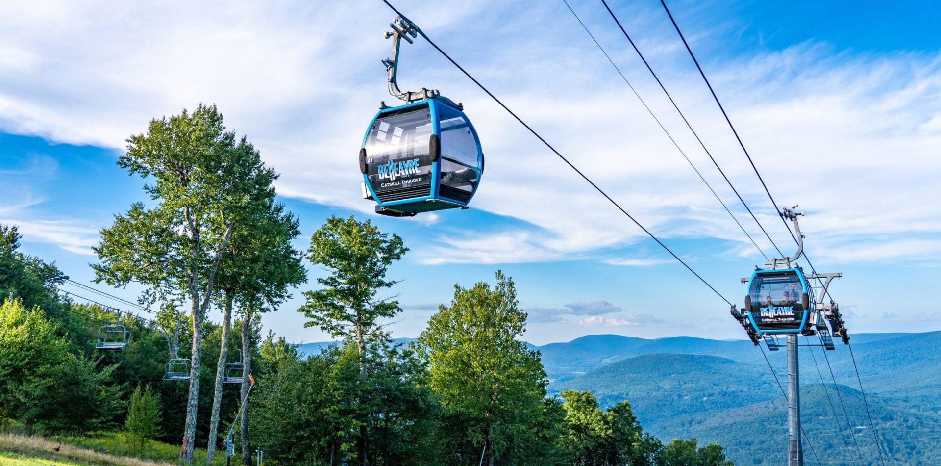 Golden hour scenic gondola rides at Belleayre
